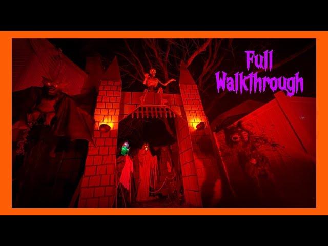  HUGE 2024 Halloween Home Haunt Walkthrough - Corpsebury Kingdom 