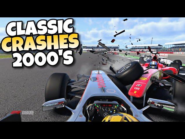 F1 CLASSIC CRASHES 2000'S #3