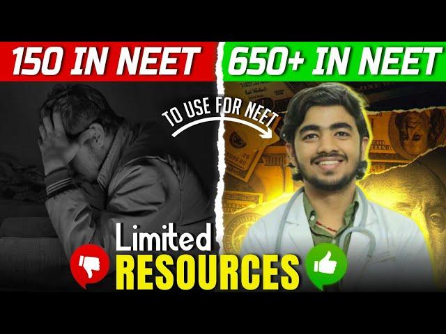 How these limited resources helped me to get AIIMS | NEET 2025 Strategy