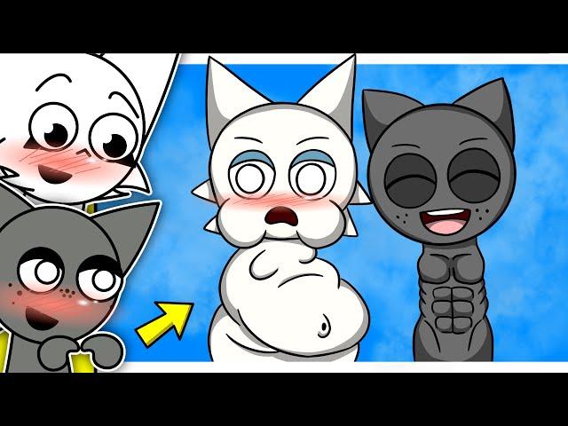 Why VINERIA Tie Him up?! Reaction | Wenda x Gray | Sprunki react to tiktok