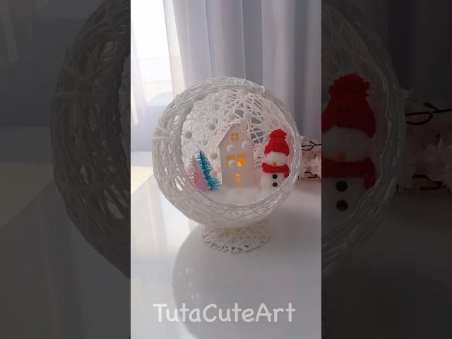 DIY Easy Cute Snowball Decoration ️