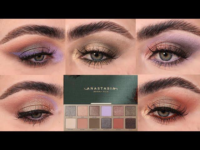 5 LOOKS ANASTASIA BEVERLY HILLS (ABH) NOUVEAU PALETTE | 5 LOOKS 1 PALETTE