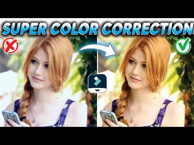 SUPER COLOR CORRECTION Trick in Filmora - Salih Tutorials