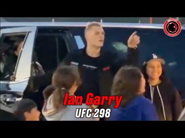 UFC 298's Ian Garry Stops Traffic, Confronts Fan Who Insulted His Wife - 'Say It To Her Face'