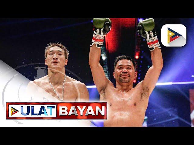 Manny Pacquiao, nakakuha ng draw sa exhibition match