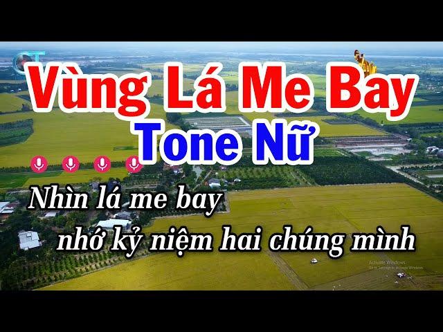 Karaoke Vùng Lá Me Bay Tone Nữ ( Gm ) Nhạc Sống 2024 || Tuấn Cò Karaoke