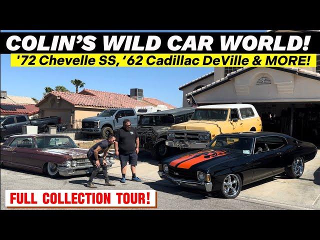 COLIN’S WILD CAR WORLD! 72 Chevelle SS, 62 Cadillac DeVille, 78 Corvette & More! RIDE ALONGS!