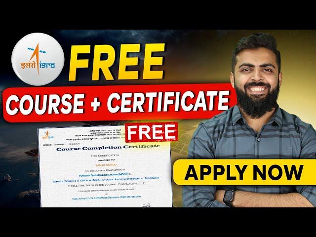 ISRO FREE COURSE WITH CERTIFICATE | FREE COURSES FOR COLLEGE STUDENTS WITH CERTIFICATE