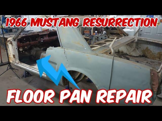 Transforming This 1966 Ford Mustang: Beginner Floor Pan Restoration Tips and Tricks #ford