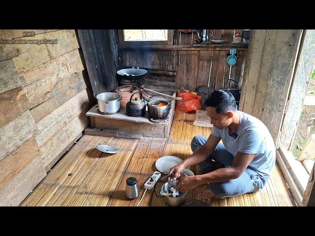 Masak Simple, Aku Coba Bikin Pentol Bakso Dikebun, Sebelum Perjalanan Kedesa Tetangga