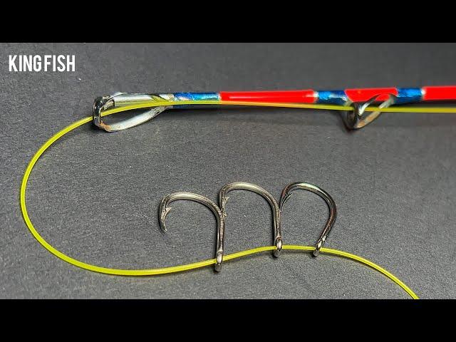 The Three Hooks Knot - How to Tie a Fisherman's Knot