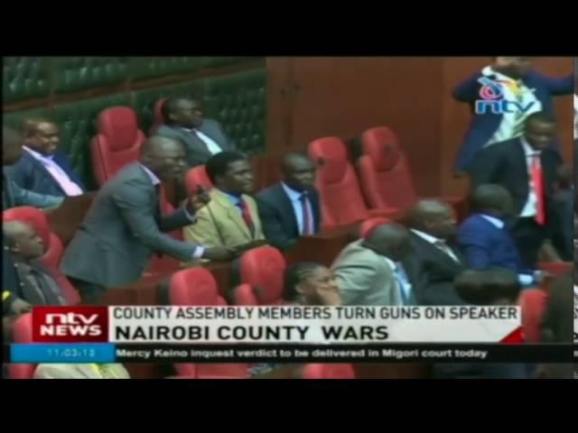 Nairobi County assembly turns guns on Speaker