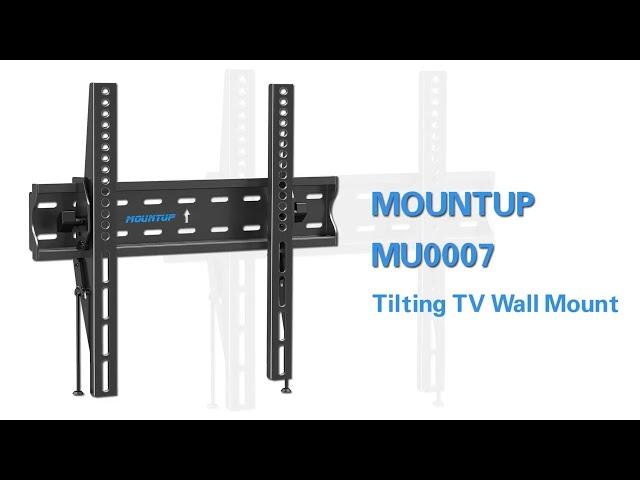 MOUNTUP UL Listed 26"-60" Tilting TV Wall Mount Demo and Installation Guide