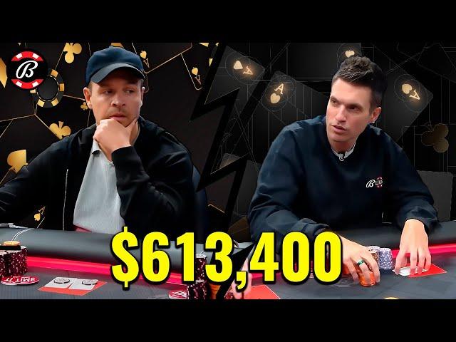 BIGGEST Pot Ever On Bally Live Poker Between Doug Polk And Andrew Robl