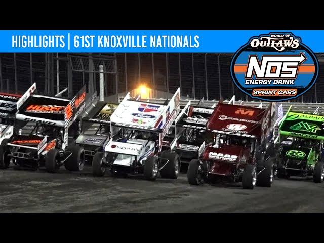 World of Outlaws NOS Energy Drink Sprint Cars, Knoxville Raceway August 13, 2022 | HIGHLIGHTS