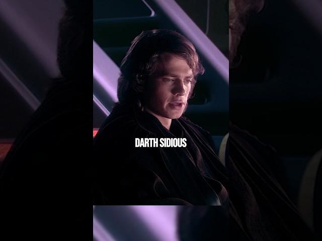 Anakin Tells The Tragedy Of Darth Sidious The Unwise