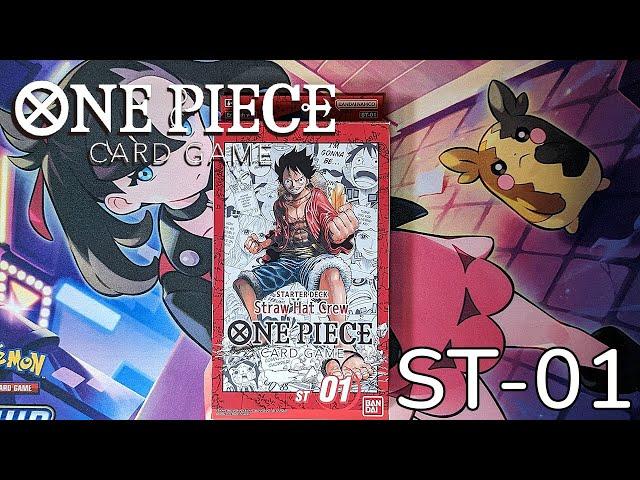 ST-01 Straw Hat Crew ONE PIECE CARD GAME Starter Deck!