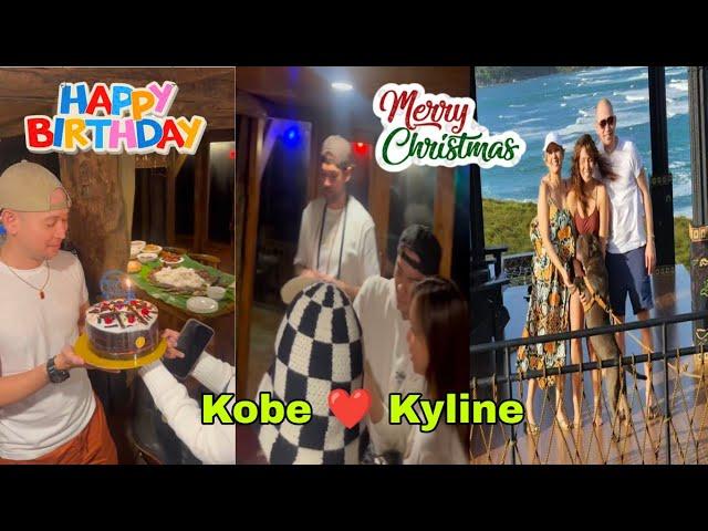 Kobe Paras and Kyline Alcantara's dad, Christmas and birthday celebration with family! Latest Update