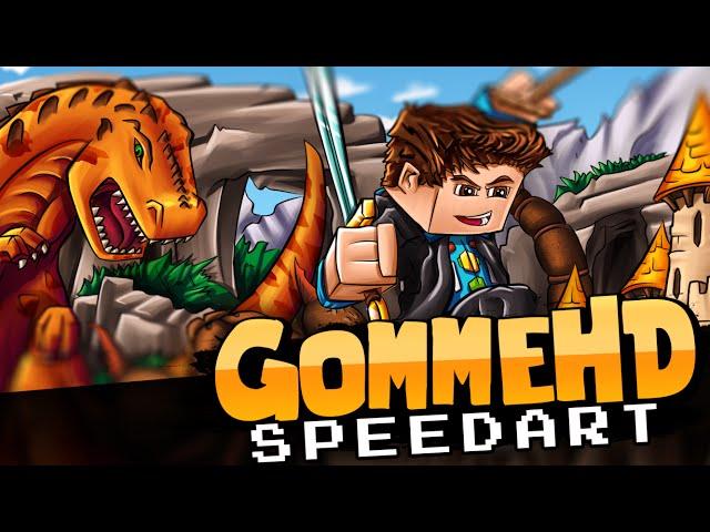 GommeHD: Youtube Banner Design - SpeedART