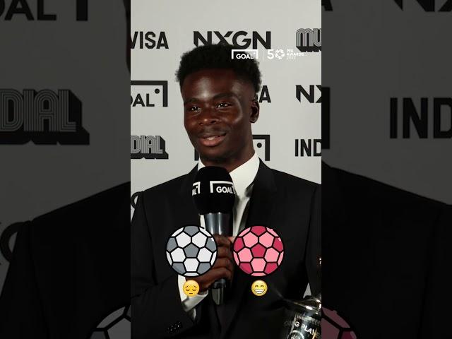 Bukayo Saka: Champions League or World Cup?  #shorts @The_PFA