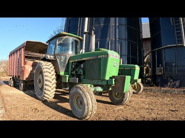 Unloading Corn Silage