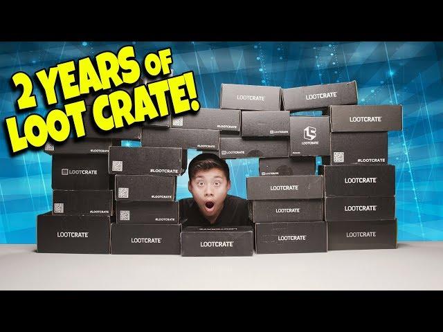 OPENING 2 YEARS WORTH OF LOOTCRATE BOXES!!! Found a Million $$$ Comic Book!