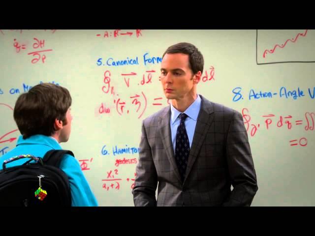 The Big Bang Theory - Is Howard smart enough? Sheldon as a Professor S08E02 [HD]