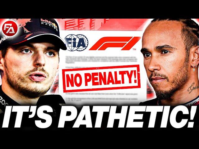 Verstappen FIRES BACK at Hamilton after FIA's SHOCKING Decision!