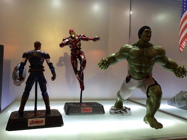 Captain America, MK45 and Hulk prototypes from AOU by King Arts