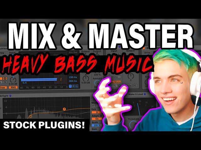 How To Mix & Master BASS MUSIC | Make Your Tunes LOUD EASY!! (Ableton Stock Plugins)