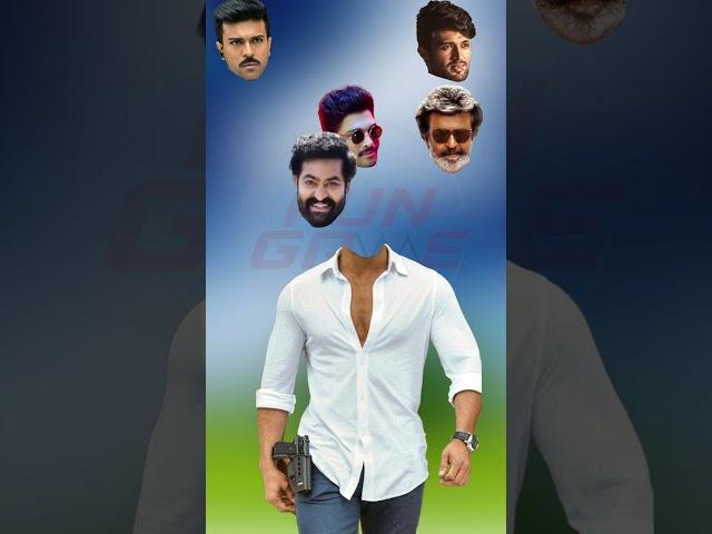 Wrong Head Puzzle | South Movie Actors | Yevadu 2 | Double Attack | #wrongheads #southmovies #shorts