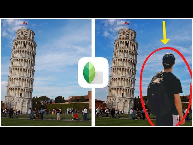 How to ADD YOURSELF to any PHOTO/ Snapseed Editing Tips & Tricks (2023)