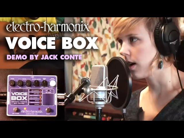 Electro-Harmonix Voice Box Vocal Harmony Machine / Vocoder (EHX Pedal Demo by Jack Conte)