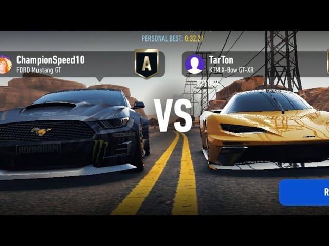 I raced @NFSTarTon in UGR Need for Speed: No Limits