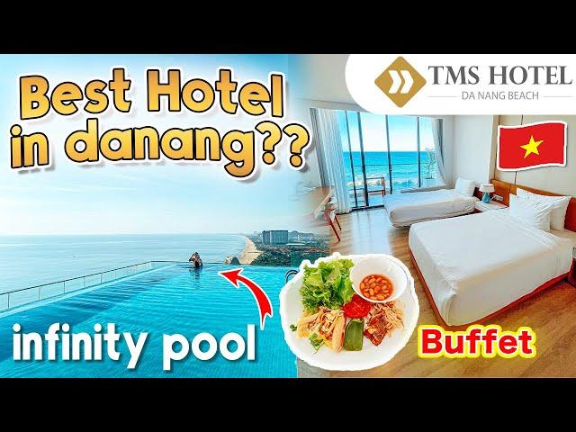 The Best Hotel in Da Nang Vietnam (2024) TMS Beach Hotel Review (infinity pool+Ocean view+buffet)