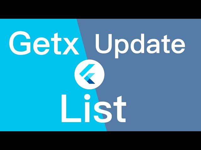 Getx Update List | Flutter