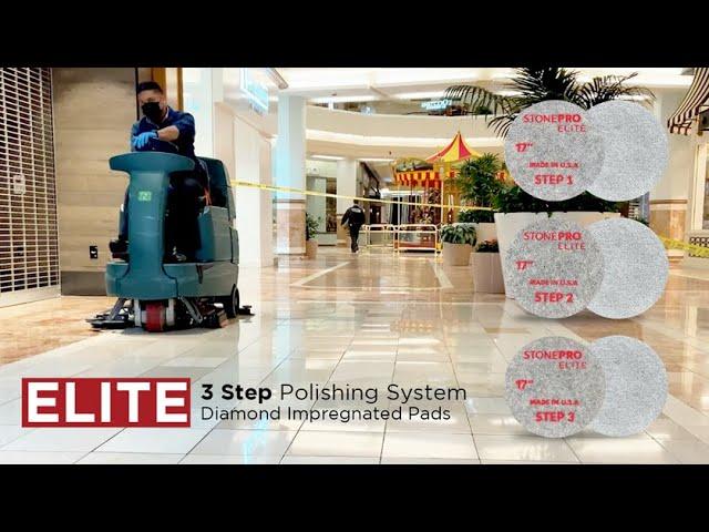 StonePro Elite Pads - Commercial Marble Floor with Auto Scrubber