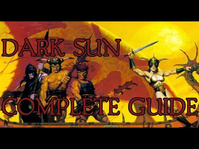 Dark Sun Campaign Setting The Complete Guide