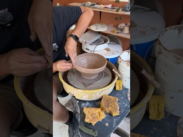 How to take care of a rim #Pottery #Ceramics #ASMR