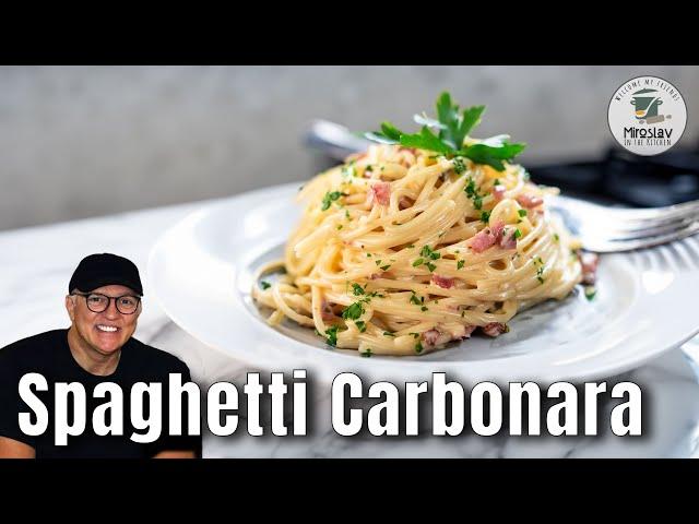 Easy and Delicious Spaghetti Carbonara Recipe