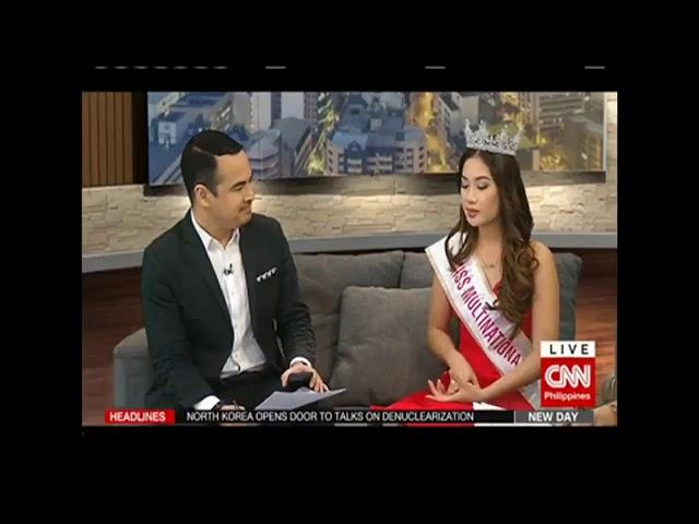 Miss Multinational 2017 Sophia Senoron in interview with CNN