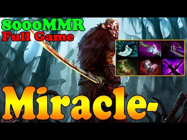 Dota 2 - Miracle- 8000 MMR Plays Juggernaut - Full Game - Ranked Match Gameplay!