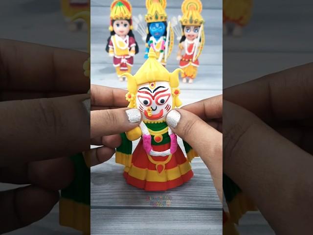 DIY Clay Jagannath JiLord Balabhadra Swamy Making With Clay#viral #clayart #shorts #jagannath