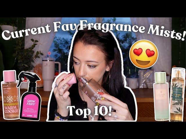 The Top 10 Fragrance Mists I'm Currently LOVING!!! + Update on my Project Use It Up! 