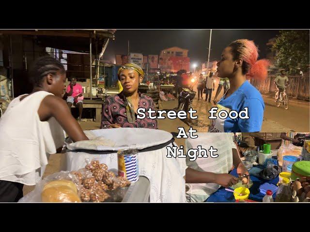 Street FOOD TOUR at Night in Ghana , west Africa || Sunyani vlog 2022