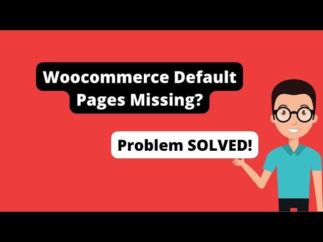 How to Create Woocommerce Pages | Woocommerce Default Pages Missing FIXED | NerdOryx