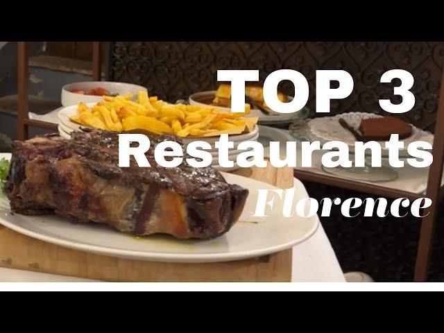 Top 3 Restaurants You Must Try in Florence, Italy (4K)