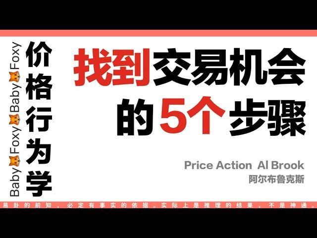 价格行为学|5步找到交易机会|Price Action Al Brooks|BTC|形态|K线