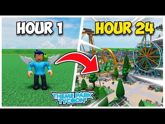 BUILD BATTLE in Theme Park Tycoon 2 for 24 HOURS *STRAIGHT*