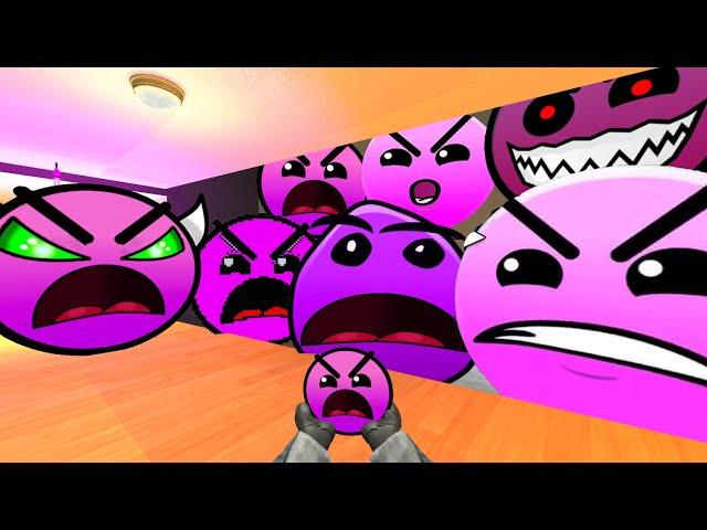 Saving PinkFace From Geometry Dash Emoji "WIND FROM THE LANDSCAPE" And Lobotomy Dash Nextbot Gmod